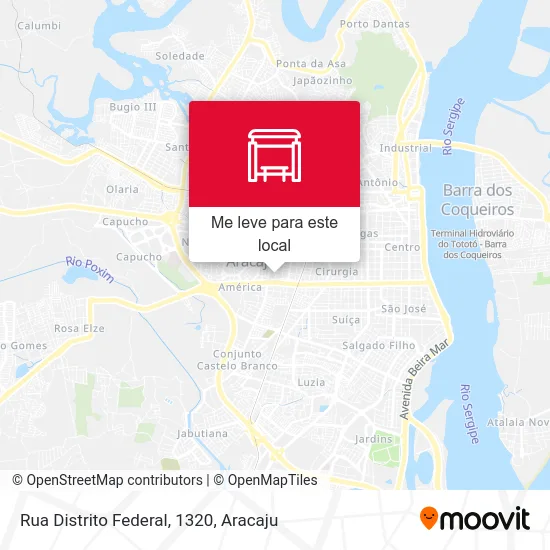 Rua Distrito Federal, 1320 mapa