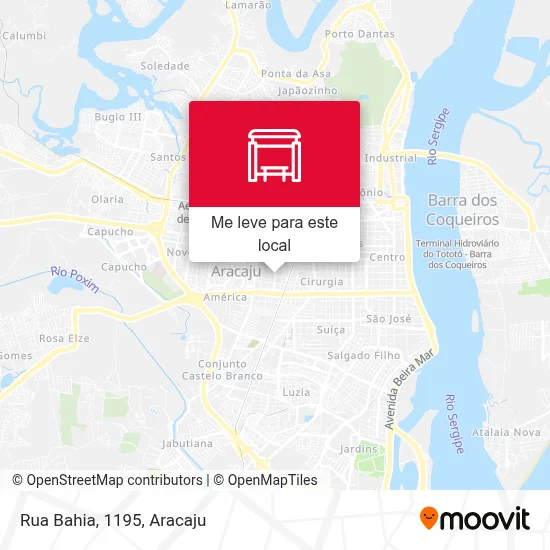 Rua Bahia, 1195 mapa