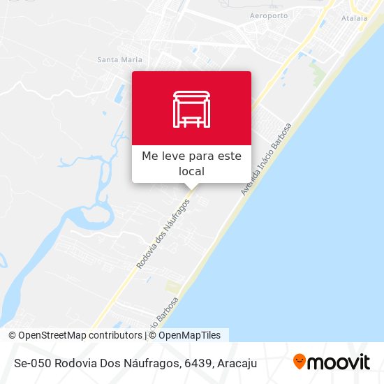 Se-050 Rodovia Dos Náufragos, 6439 mapa