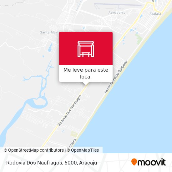 Rodovia Dos Náufragos, 6000 mapa