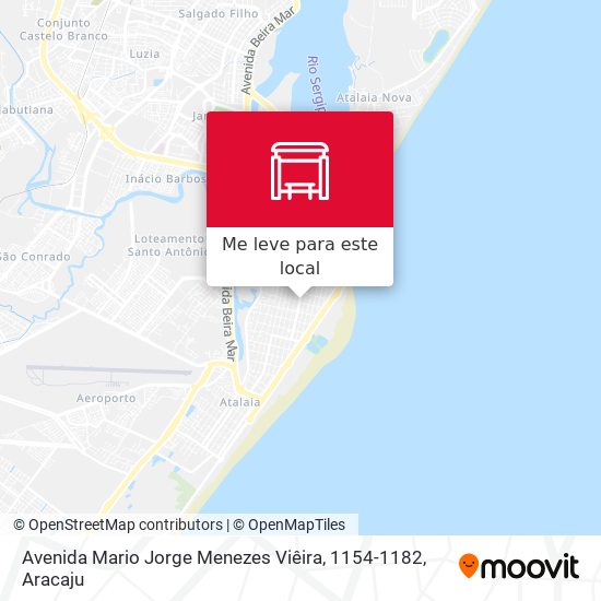 Avenida Mario Jorge Menezes Viêira, 1154-1182 mapa