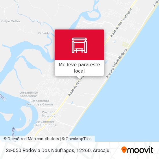 Se-050 Rodovia Dos Náufragos, 12260 mapa