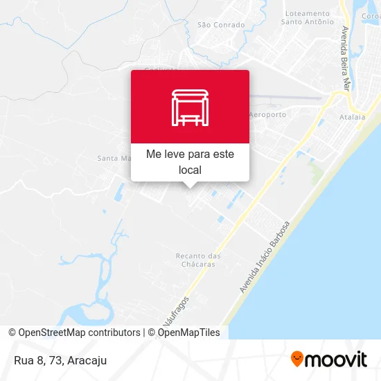 Rua 8, 73 mapa