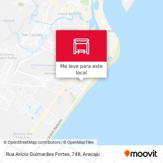 Rua Arício Guimarães Fortes, 748 mapa