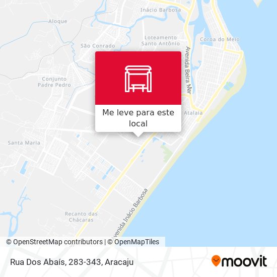 Rua Dos Abaís, 283-343 mapa