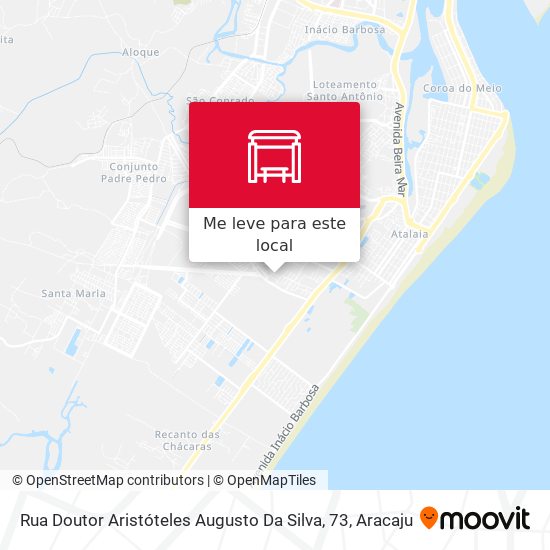 Rua Doutor Aristóteles Augusto Da Silva, 73 mapa