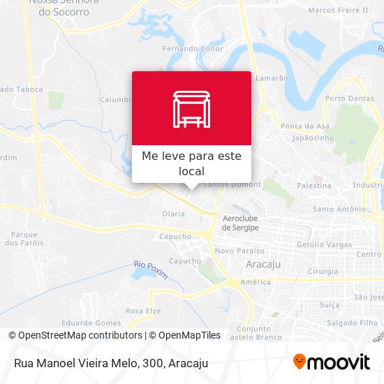 Rua Manoel Vieira Melo, 300 mapa