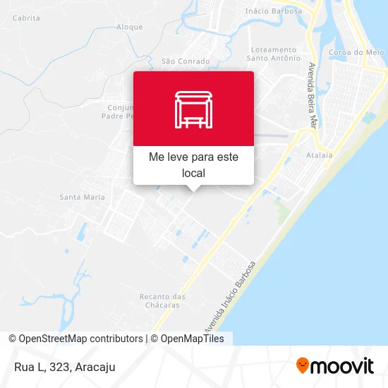 Rua L, 323 mapa