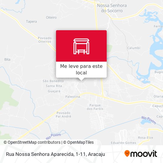 Rua Nossa Senhora Aparecida, 1-11 mapa
