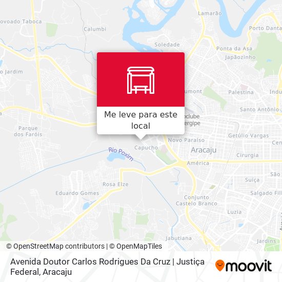 Avenida Doutor Carlos Rodrigues Da Cruz | Justiça Federal mapa