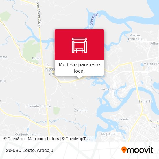 Se-090 Leste mapa