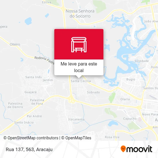 Rua 137, 563 mapa