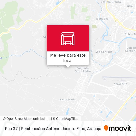 Rua 37 | Penitenciária Antônio Jacinto Filho mapa