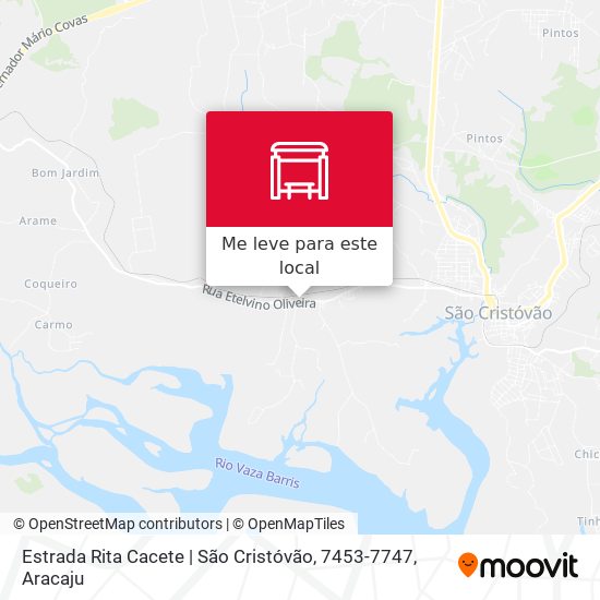 Estrada Rita Cacete | São Cristóvão, 7453-7747 mapa