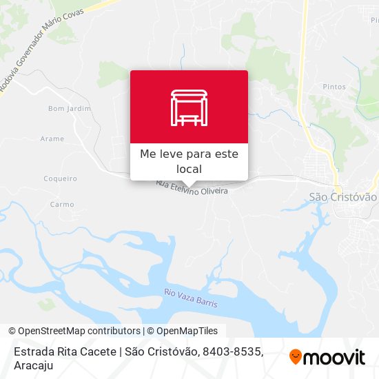 Estrada Rita Cacete | São Cristóvão, 8403-8535 mapa
