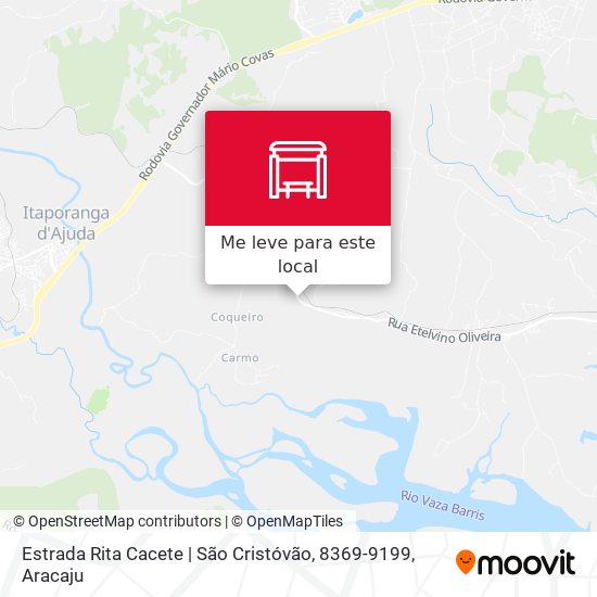 Estrada Rita Cacete | São Cristóvão, 8369-9199 mapa