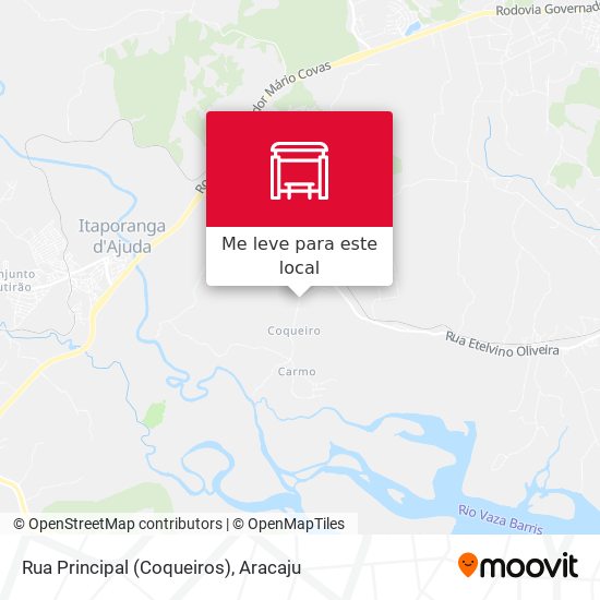 Rua Principal (Coqueiros) mapa