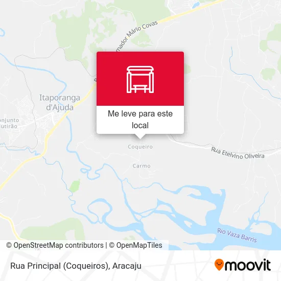 Rua Principal (Coqueiros) mapa