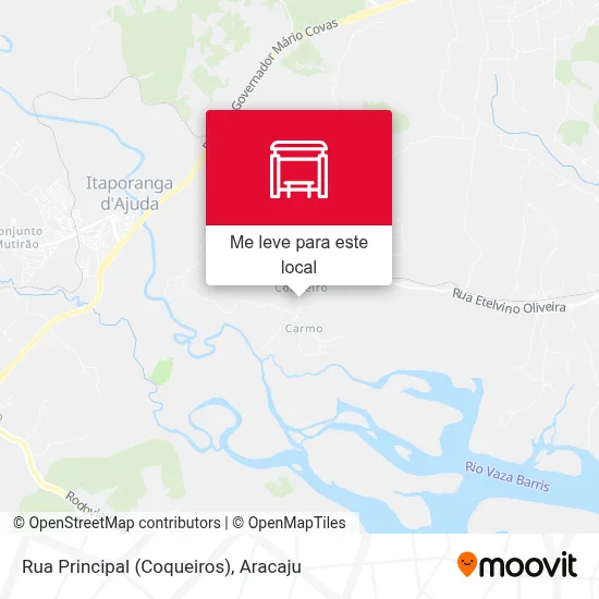 Rua Principal (Coqueiros) mapa