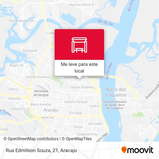 Rua Edmilson Souza, 21 mapa