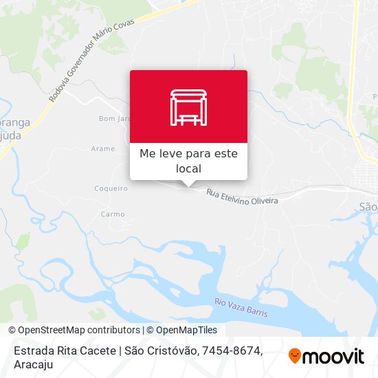 Estrada Rita Cacete | São Cristóvão, 7454-8674 mapa