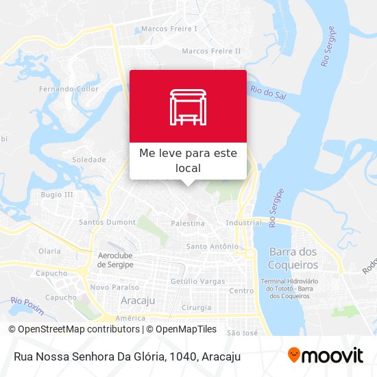 Rua Nossa Senhora Da Glória, 1040 mapa