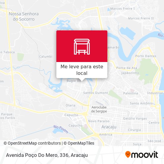 Avenida Poço Do Mero, 336 mapa