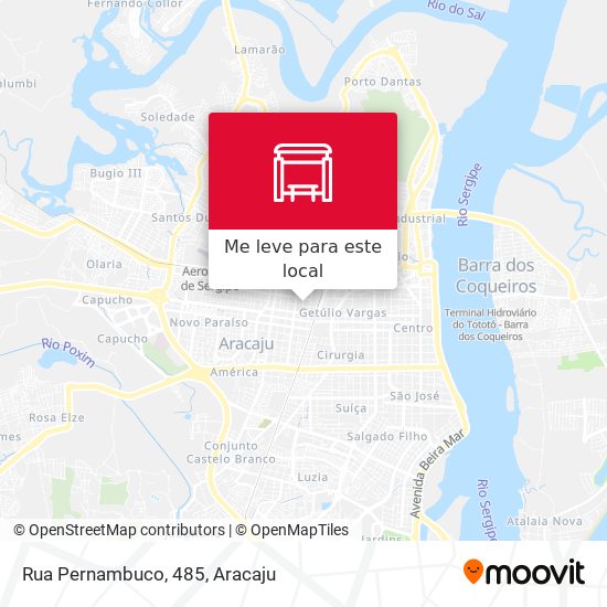 Rua Pernambuco, 485 mapa