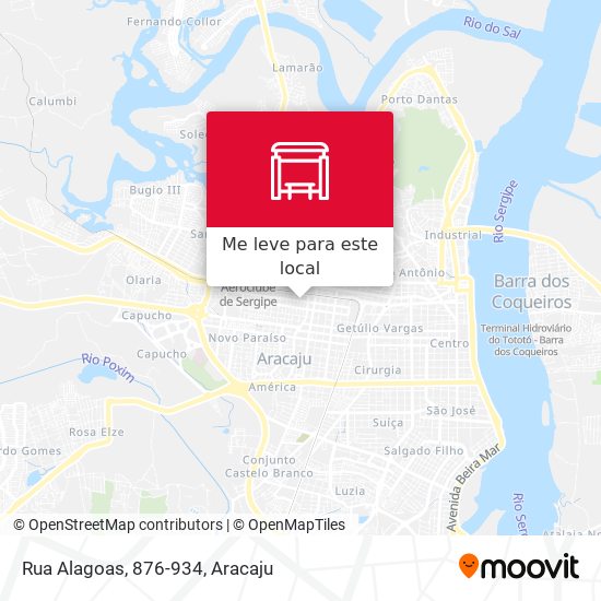 Rua Alagoas, 876-934 mapa