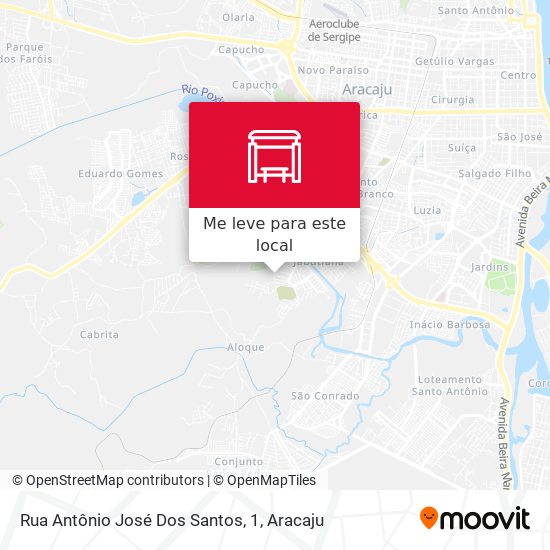 Rua Antônio José Dos Santos, 1 mapa