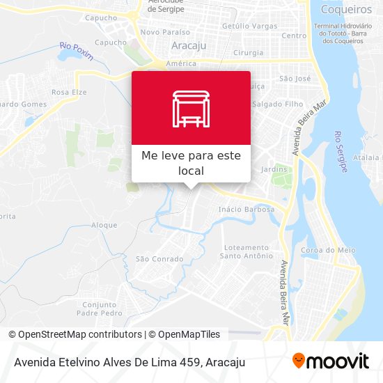 Avenida Etelvino Alves De Lima 459 mapa