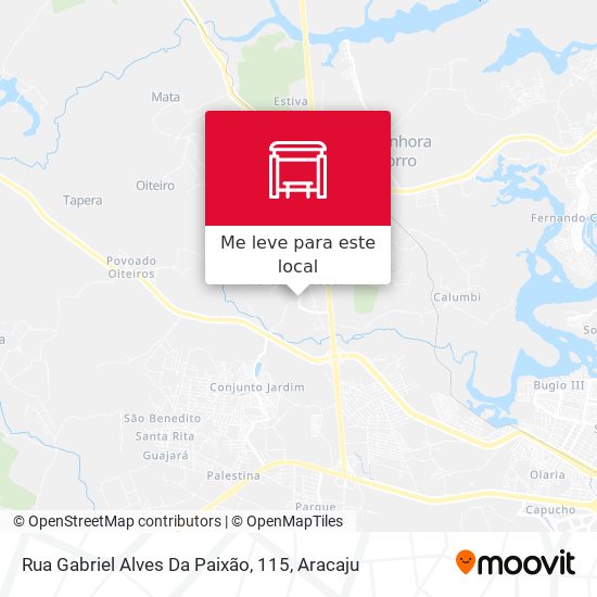 Rua Gabriel Alves Da Paixão, 115 mapa