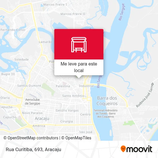 Rua Curitiba, 693 mapa