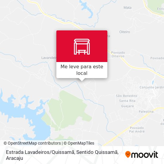Estrada Lavadeiros / Quissamã, Sentido Quissamã mapa
