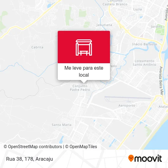 Rua 38, 178 mapa