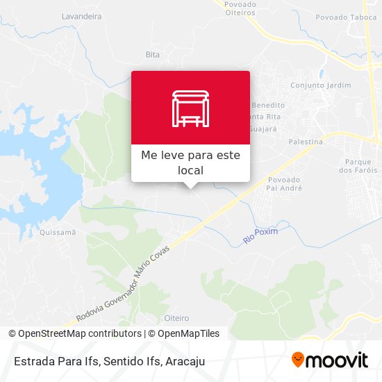 Estrada Para Ifs, Sentido Ifs mapa