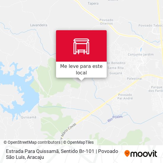 Estrada Para Quissamã, Sentido Br-101 | Povoado São Luís mapa