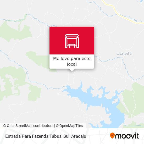 Estrada Para Fazenda Tábua, Sul mapa