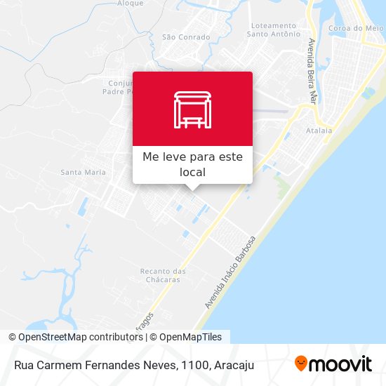 Rua Carmem Fernandes Neves, 1100 mapa