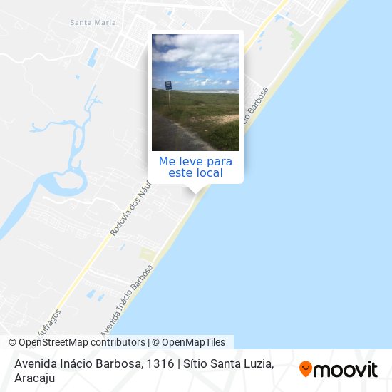 Avenida Inácio Barbosa, 1316 | Sítio Santa Luzia mapa
