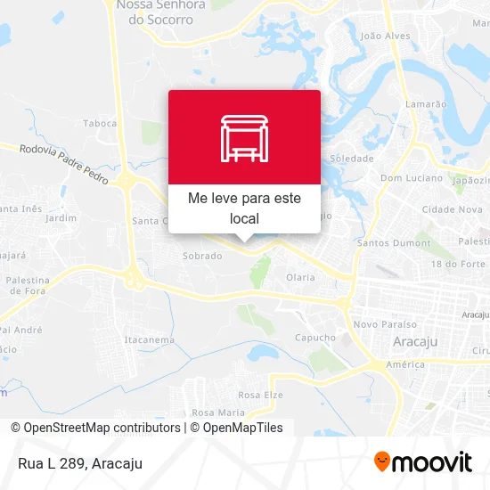 Rua L 289 mapa