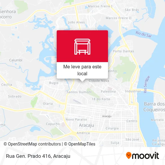 Rua Gen. Prado 416 mapa