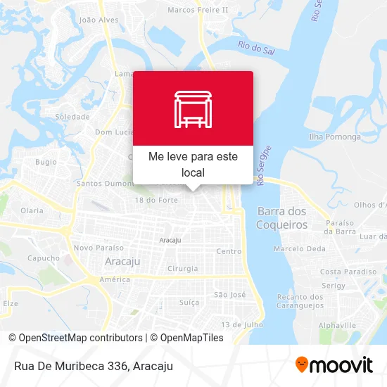Rua De Muribeca 336 mapa