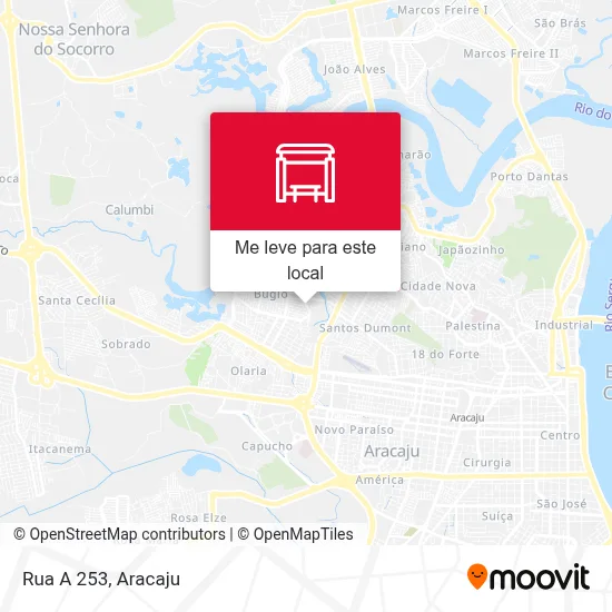 Rua A 253 mapa