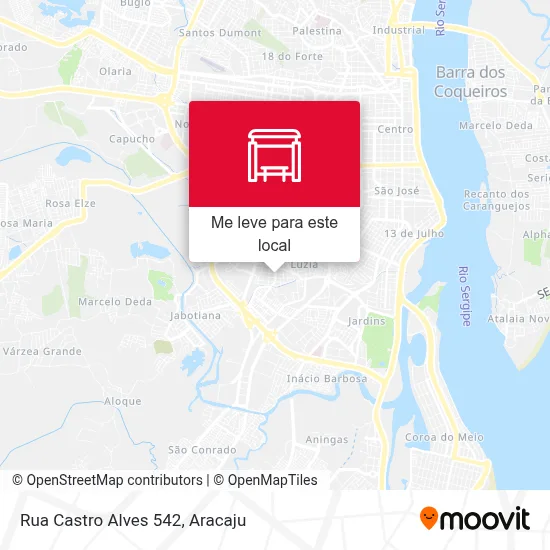 Rua Castro Alves 542 mapa