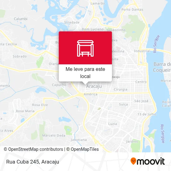 Rua Cuba 245 mapa