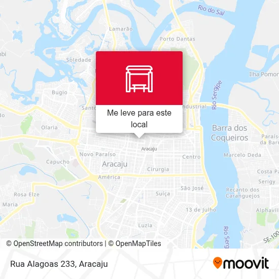 Rua Alagoas 233 mapa