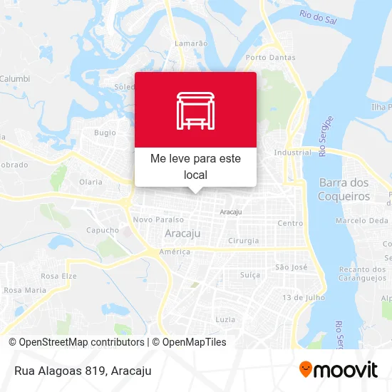 Rua Alagoas 819 mapa