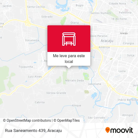 Rua Saneamento 439 mapa