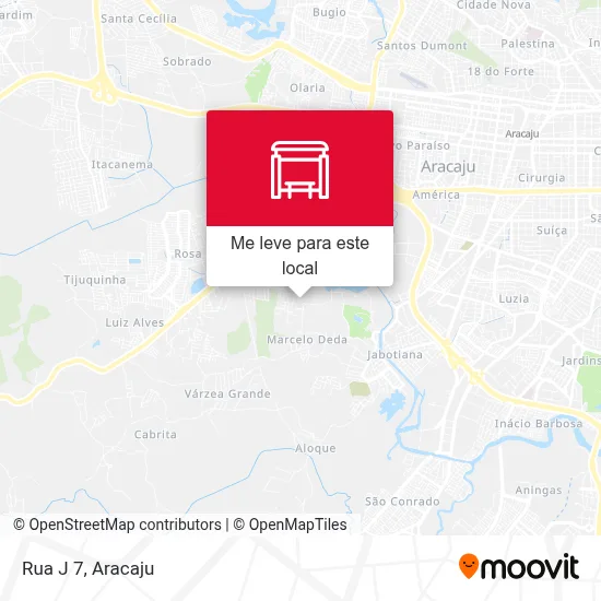 Rua J 7 mapa